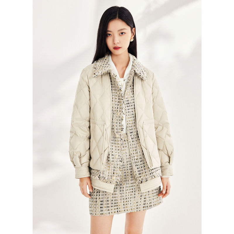 【邱莹莹粉丝专享】missCOCOON百搭套装小众设计短款羽绒套装