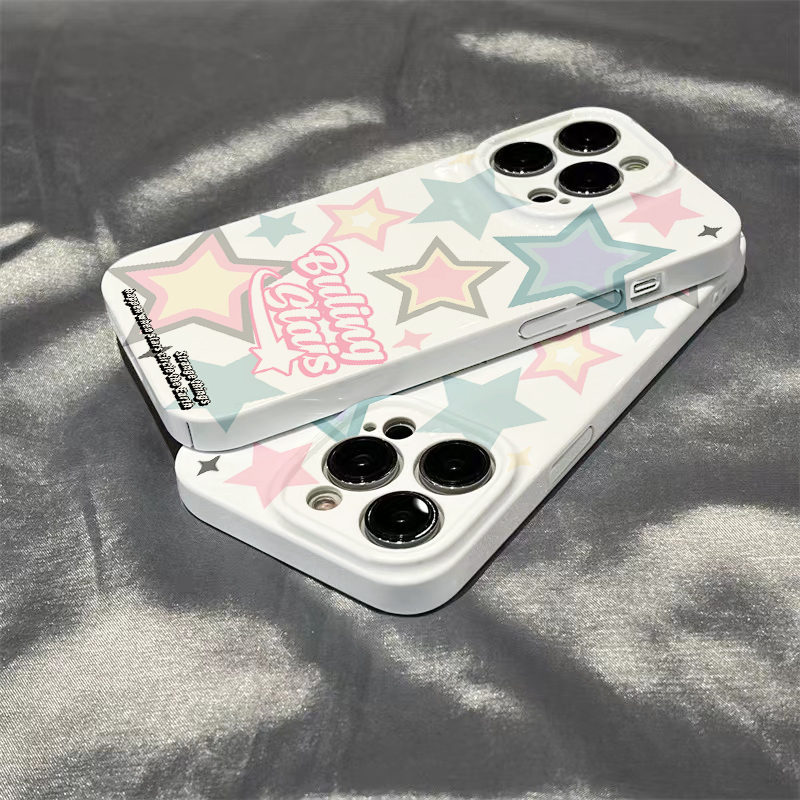 适用苹果华为OPPO/vivo小米13小众五角星iPhone14pro菲林手机硬壳