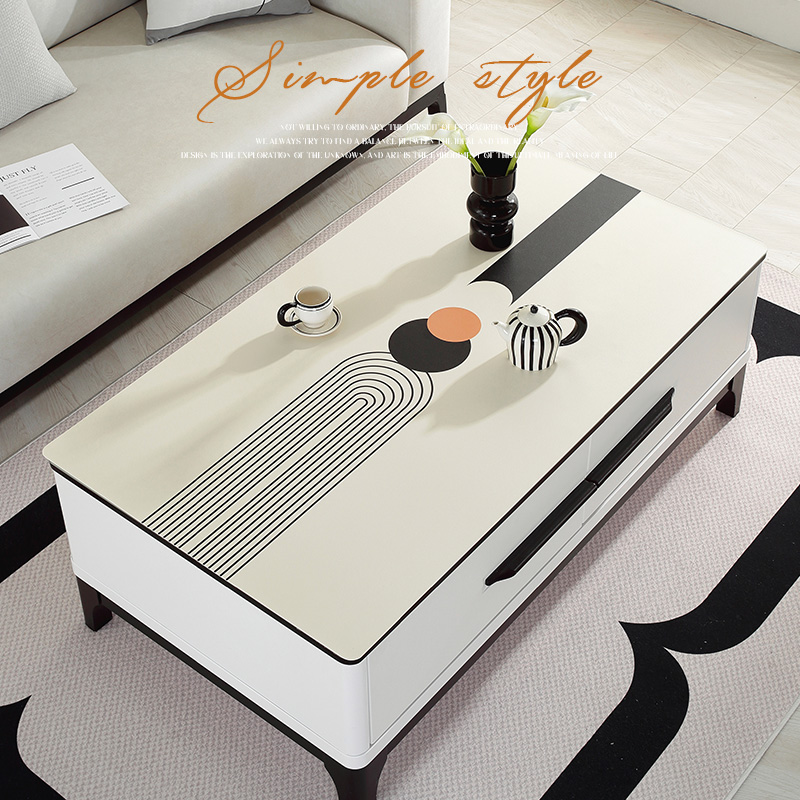 桌布PVC茶几布长方形桌布防水客厅防烫餐桌垫子电视柜台布高档商品图