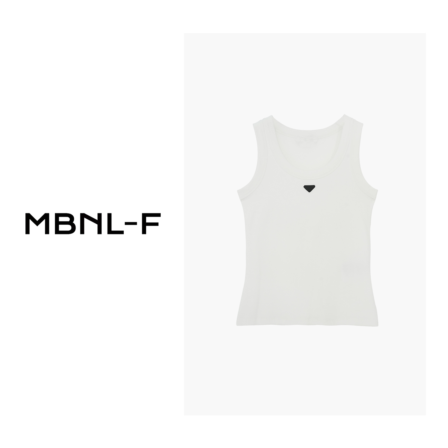 MBNL-F三角标背心时尚运动吊带短款百搭性感背心 XM-MY1008