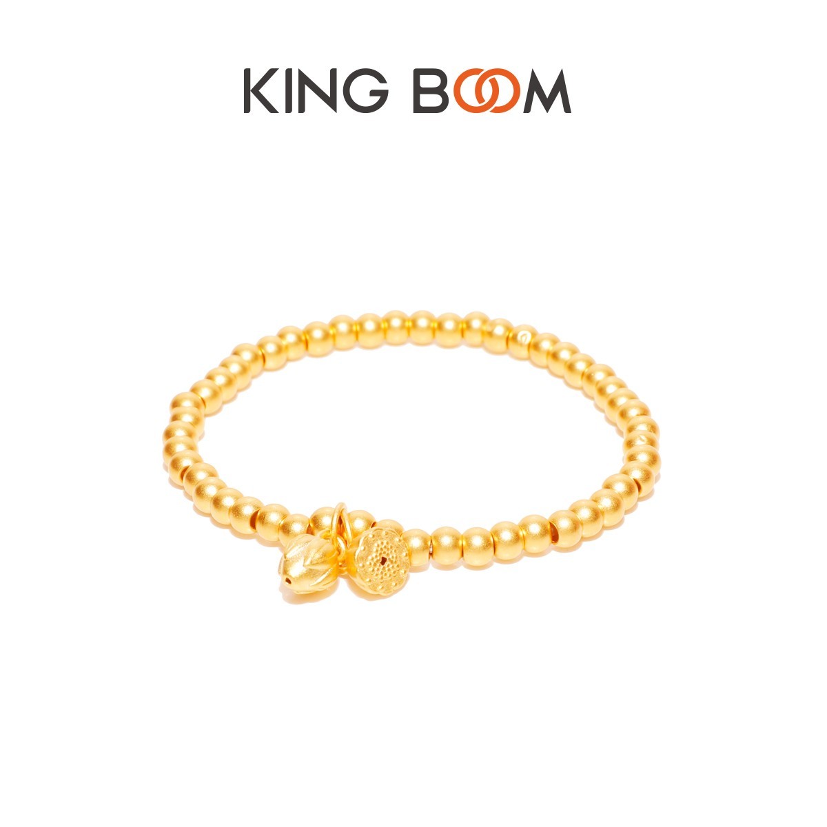 【诗蓉】KINGBOOM足金米珠两世欢莲蓬手链气质百搭