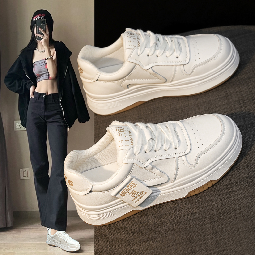 回力瑞厚底小白鞋女2023年秋季新款百搭软底轻便运动休闲爆款板鞋