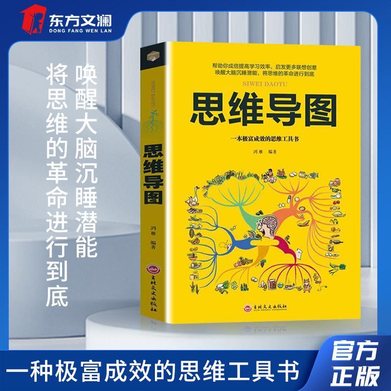 【你好图书】思维导图思维逻辑记忆力提高效率企业规划彩图版书籍