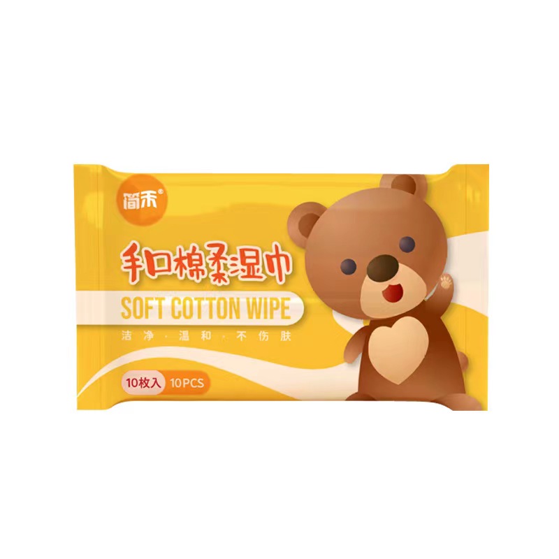 小熊一包湿纸巾   （ 网红百搭衬衫日本）时尚百搭