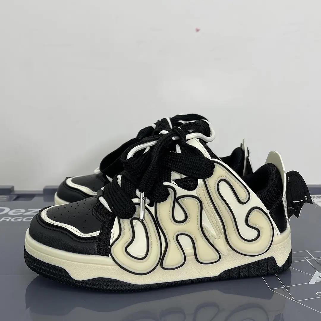 板鞋男款小众设计感潮流韩版潮流百搭网红爆款情侣运动鞋子男潮鞋