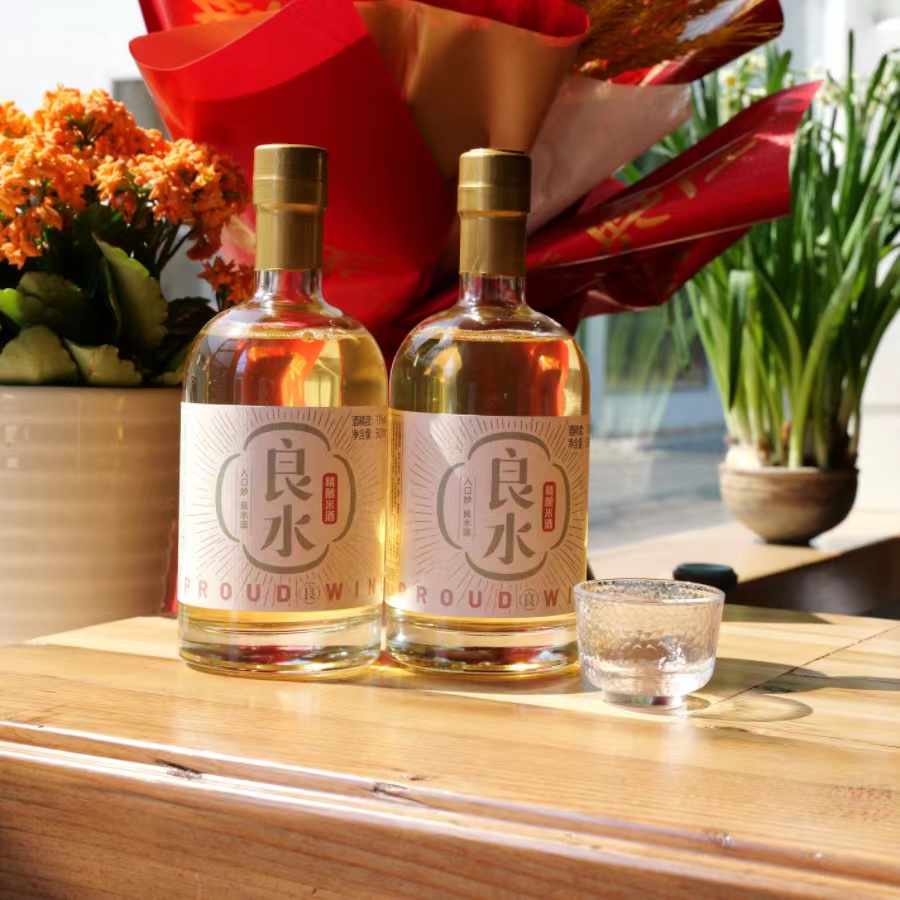 良水11度精酿米酒500ml* 2瓶装 纯粮食自然发酵窖藏 酿造无添加