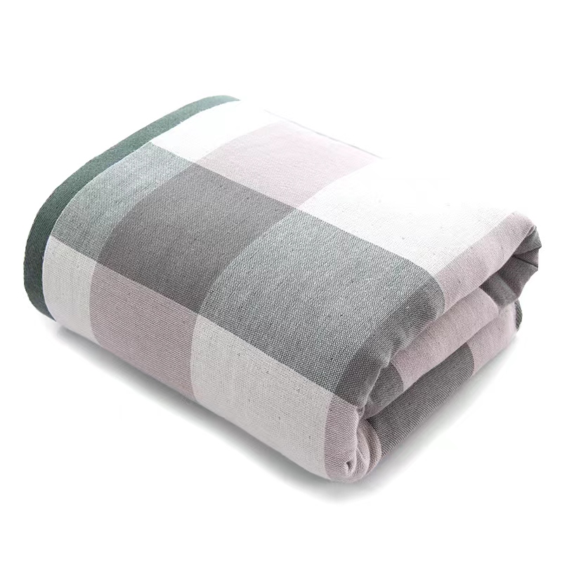 【浴巾】70*140纯棉纱布亲肤家用洗澡裹巾速干柔软   新魔方