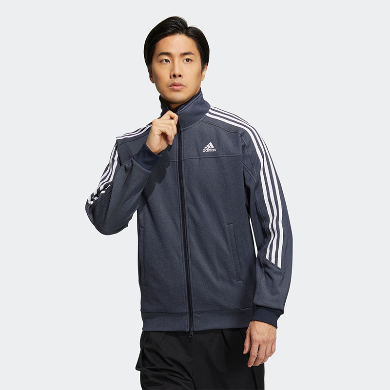 Adidas阿迪达斯男子春秋新款运动休闲防风保暖立领夹克外套HM2725