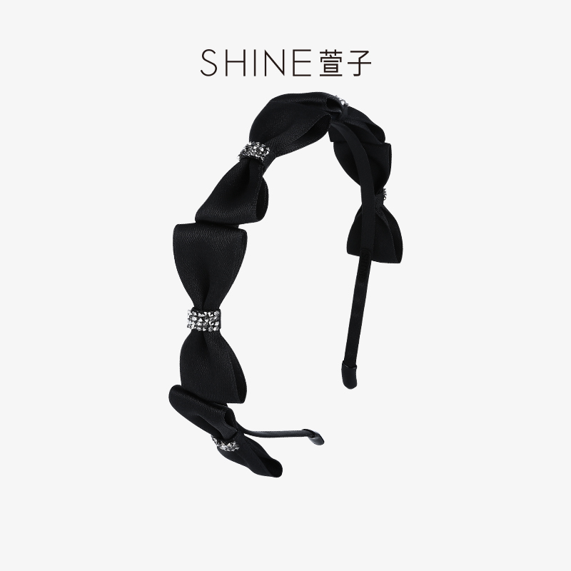 萱子【好物推荐】甜美黑色法式精致优雅气质丝绒百搭时尚少女细发箍
