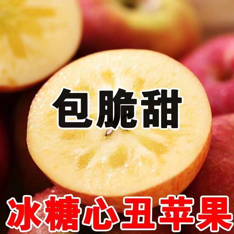 【现摘现发】19.9元净重5斤陕西丑苹果8～9个中果现摘现发口感超好