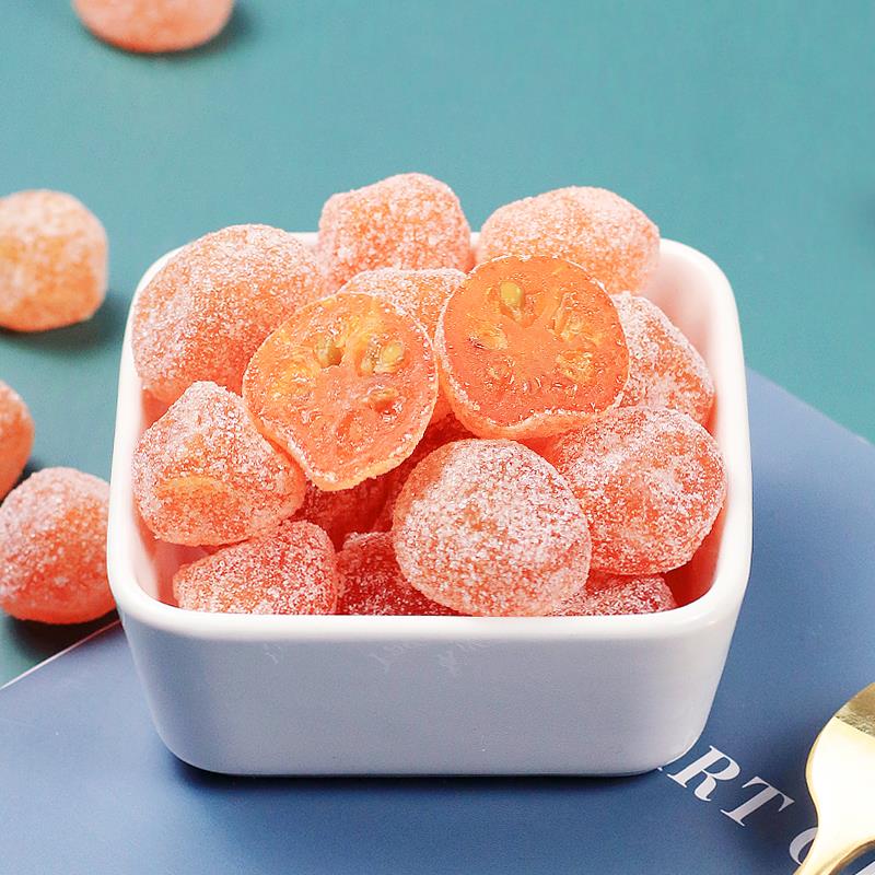 雅味府冰糖桔子干正宗天山雪桔新疆金橘蜜饯果脯孕妇零食泡水笋0g