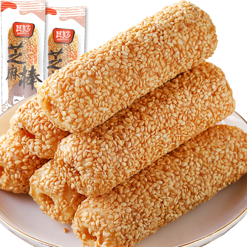 芝麻棒夹心糕点老式怀旧点心美食特产小零食小吃笋0g