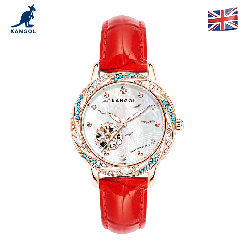 【深港澳专享】 KANGOL坎戈尔袋鼠时尚机械手表潮流女表-k318