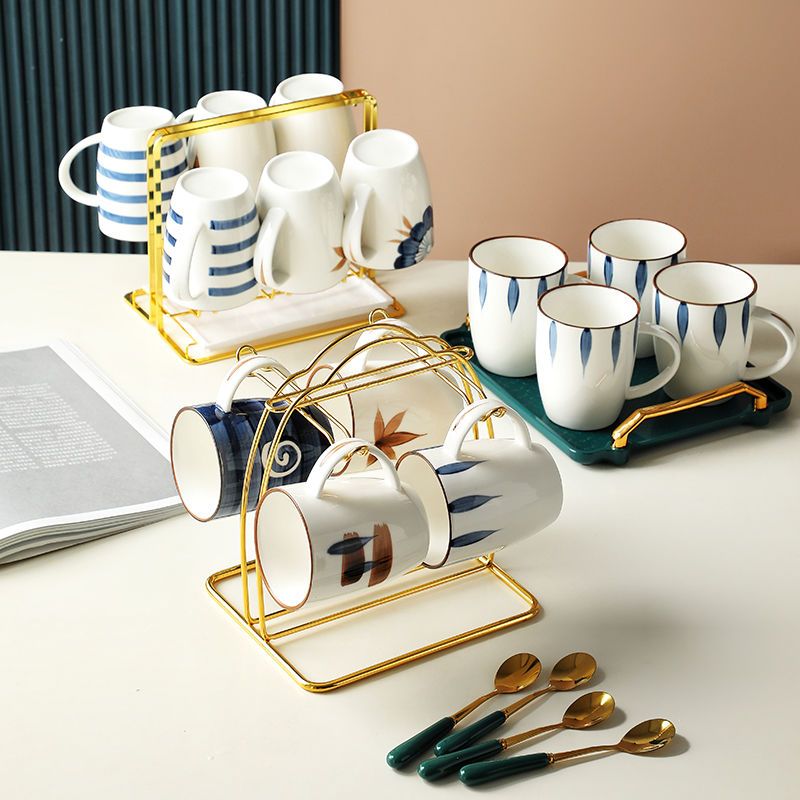 杯子ins高颜值陶瓷马克杯家用客厅茶杯水杯咖啡杯办公室喝水杯