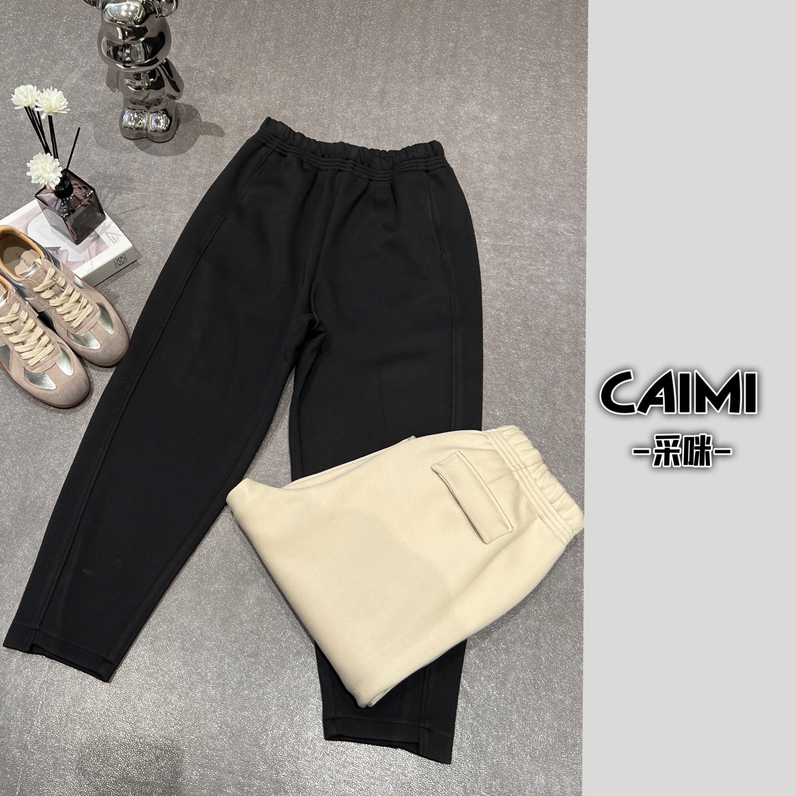 微胖钟姐【小黑裤】2023秋冬新款百搭休闲百搭显瘦裤子50106