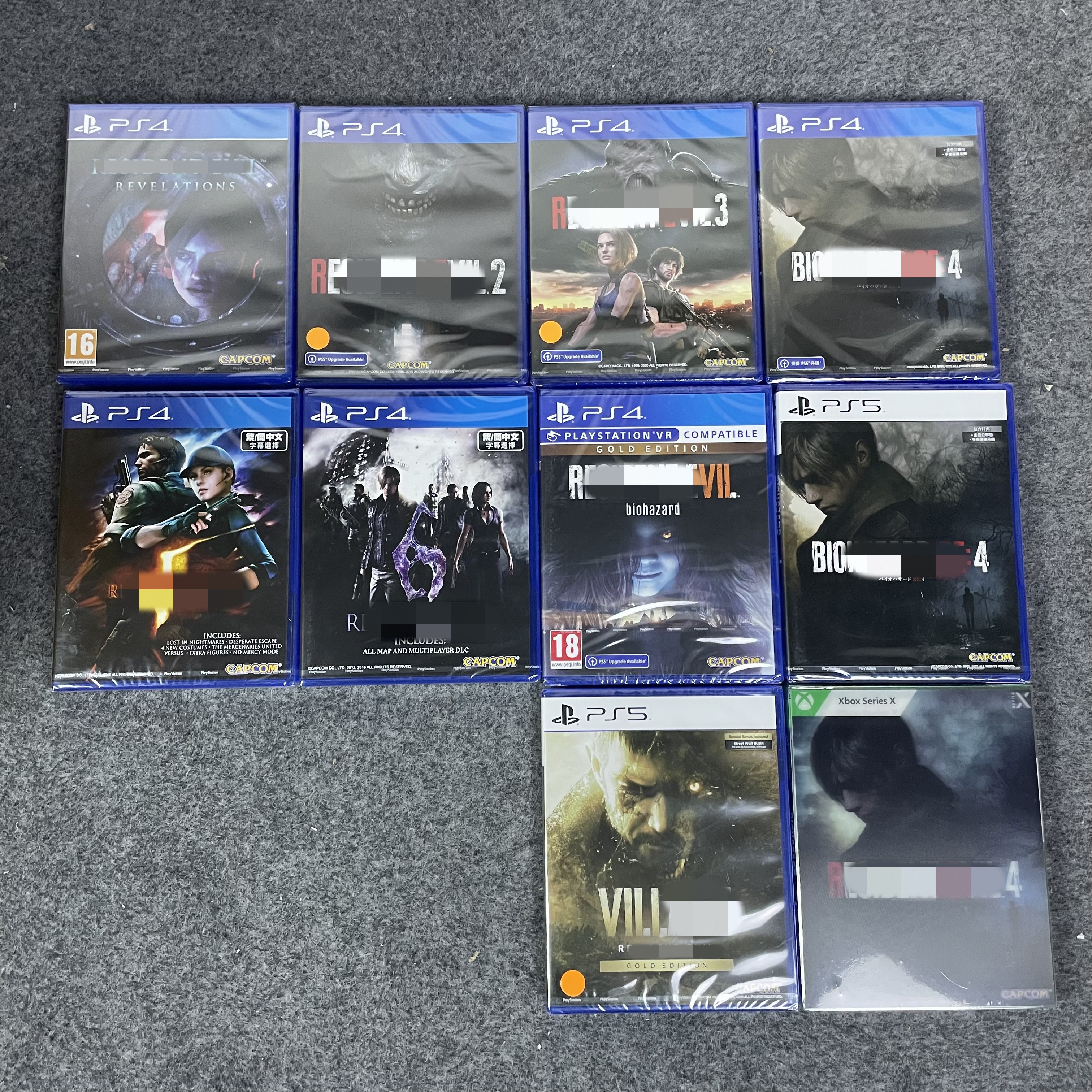 全新 PS4/PS5 卡普空 生活 生化大作合集 即发港版正版中文