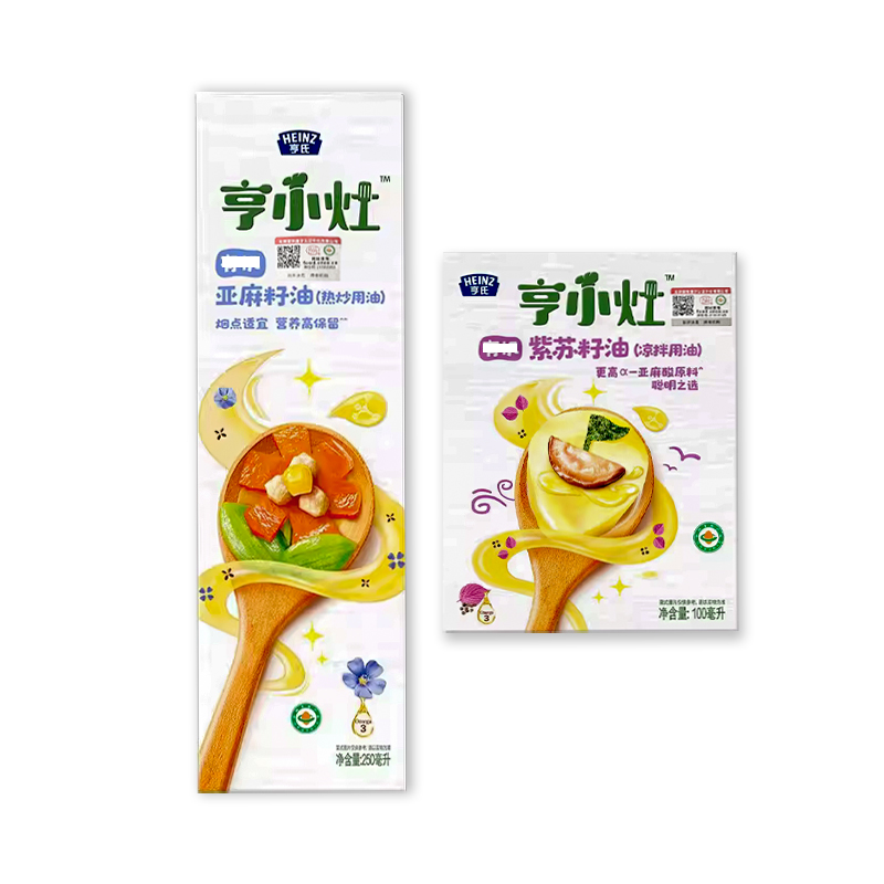 亨/氏 亨小灶亚麻籽热炒油 紫苏籽凉拌油