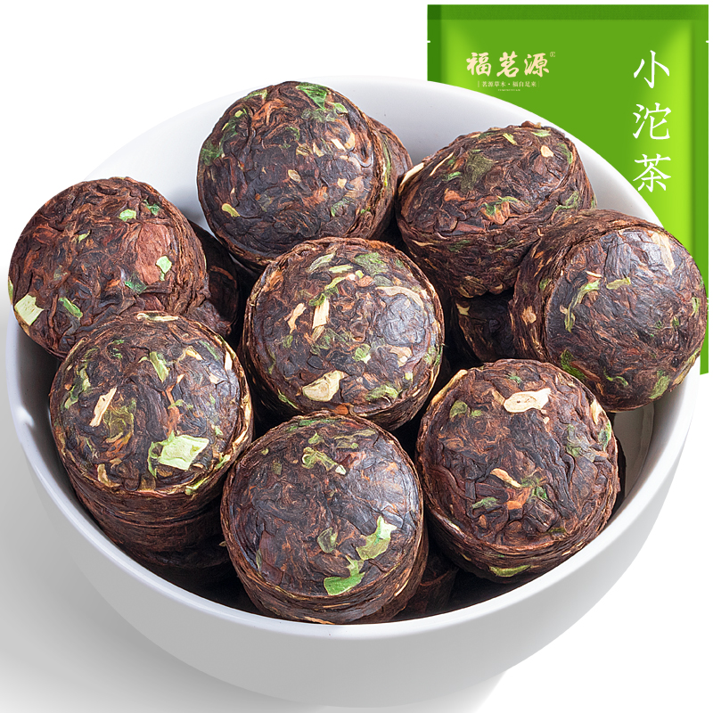 福茗源普洱小沱茶糯米香普洱茶云南勐海迷你小沱茶茶叶袋装500g