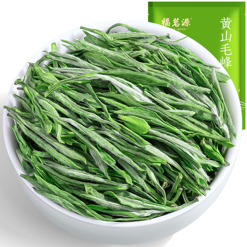 福茗源茶叶 黄山毛峰绿茶 2023新茶明前春茶嫩芽安徽毛峰袋装125g