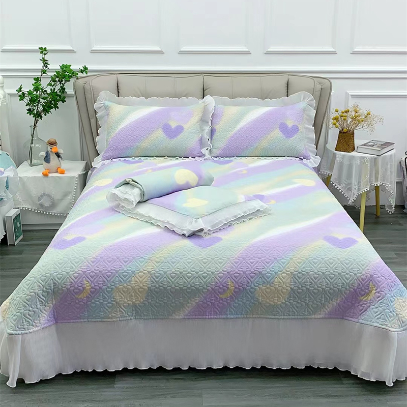 【夏季新品】全棉夏凉被 纯棉夏被四件套 空调被 可机洗床上用品
