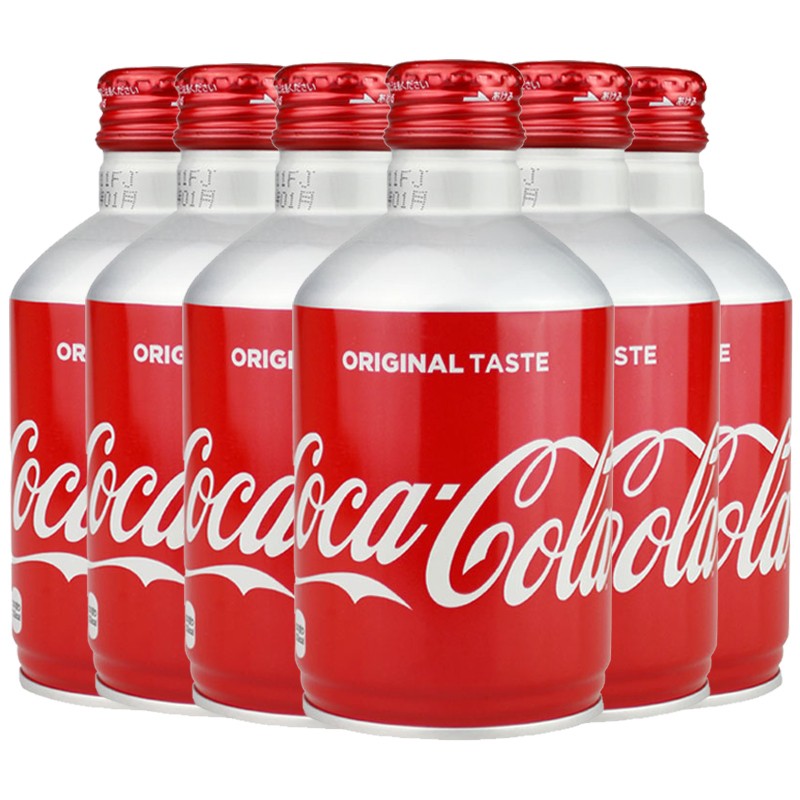 日本进口子弹头可乐300ml/瓶碳酸饮料汽水收藏
