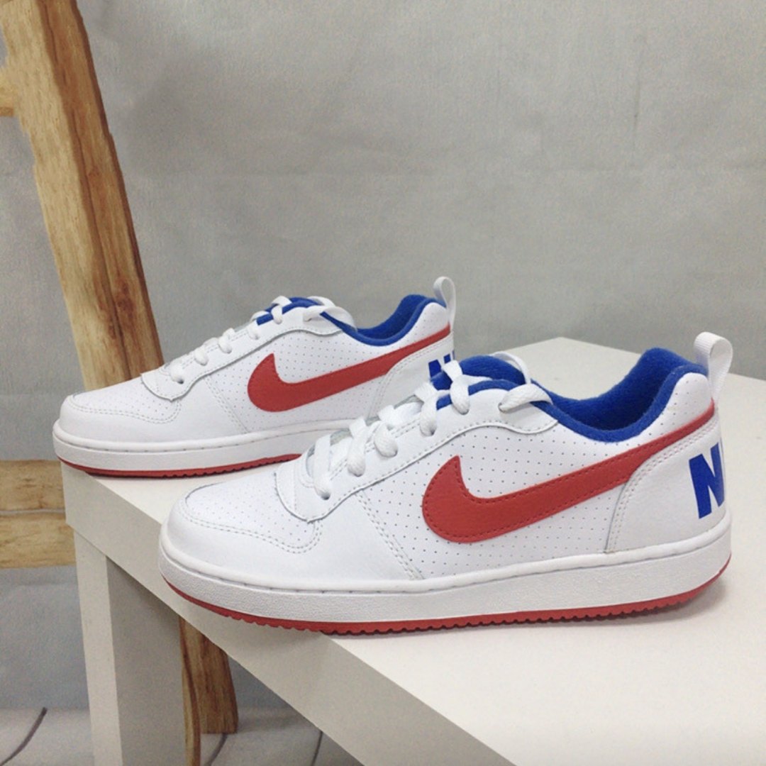 尚选 Nike Court 女子复古百搭白蓝红运动休闲低帮板鞋DM2420-164