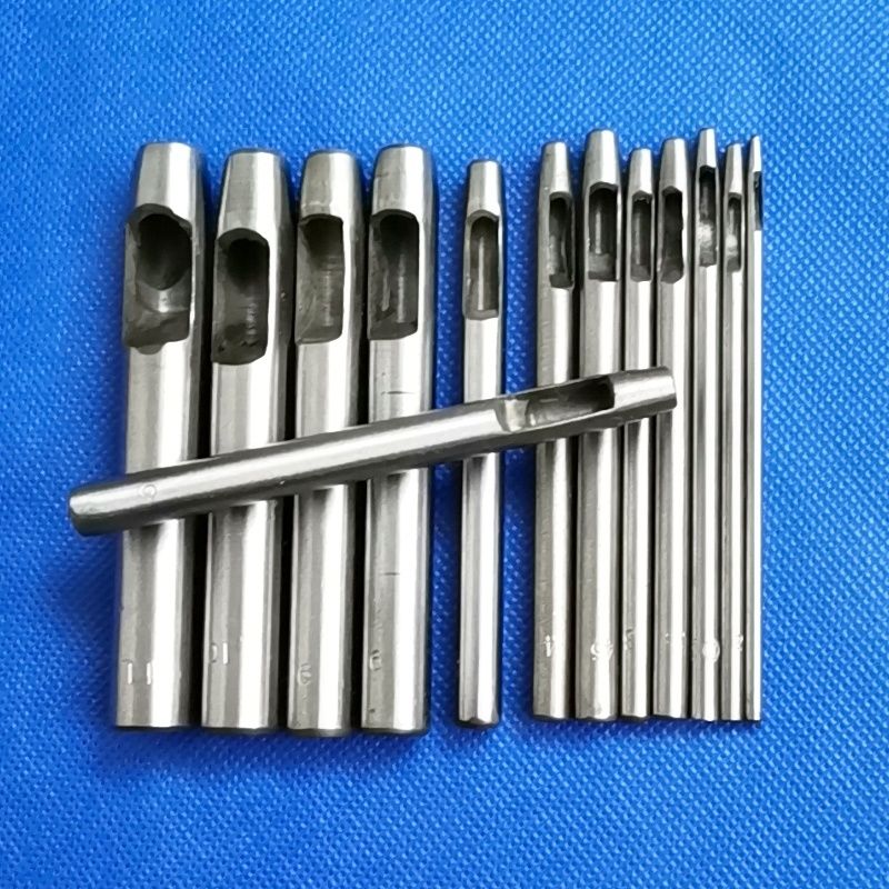 皮革圆柱冲皮革打孔器皮具皮带冲子打眼冲头空心冲孔器鞋眼冲孔