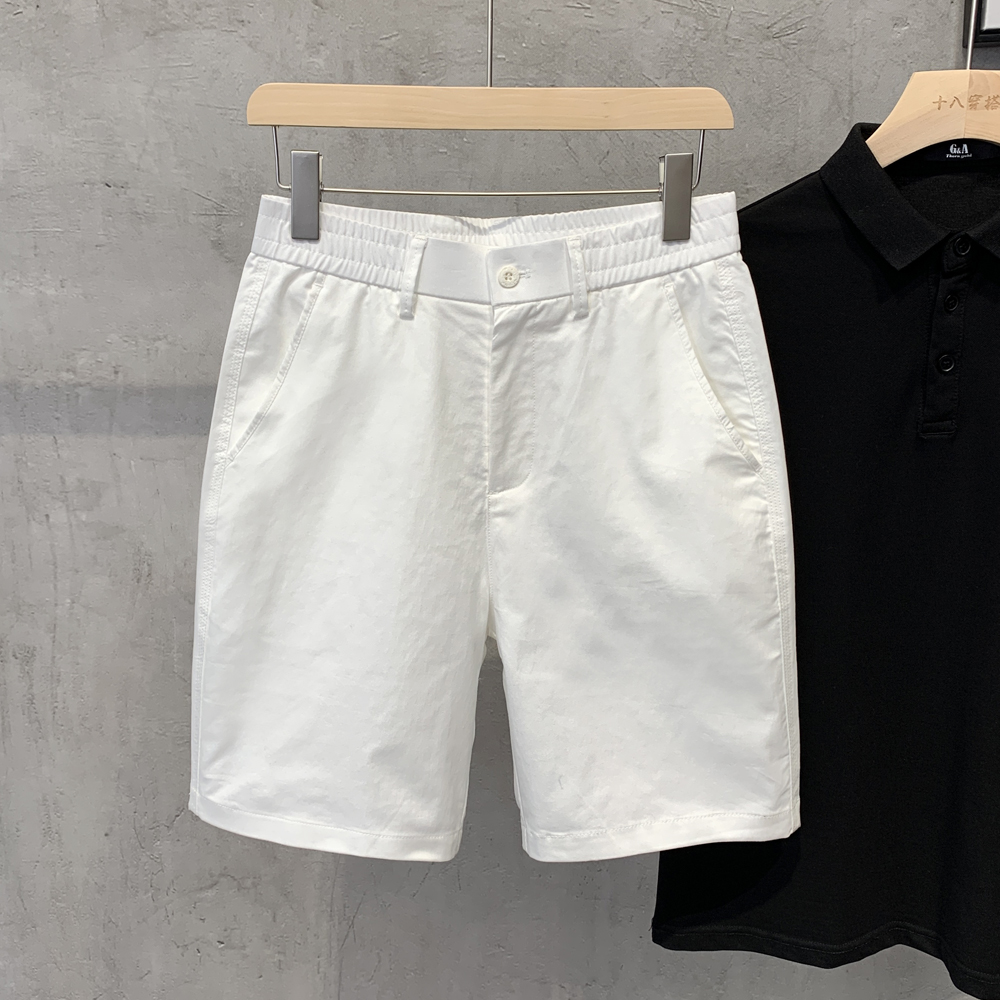 夏季男士休闲短裤潮韩版松紧腰休闲五分裤男裤子潮流百搭短裤男