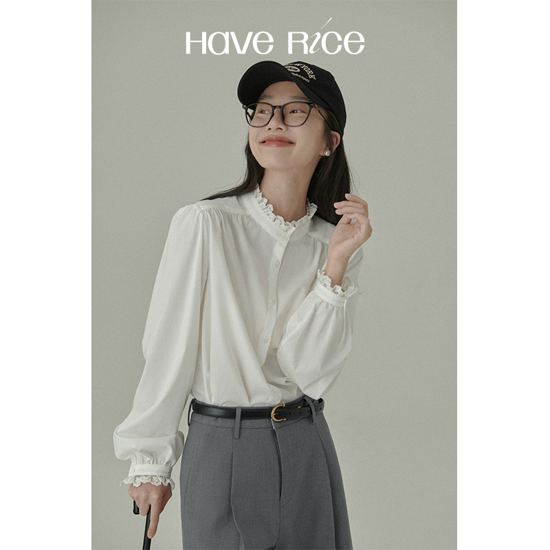 【巴洛克玫瑰衬衫】法式浪漫氛围感衬衣女