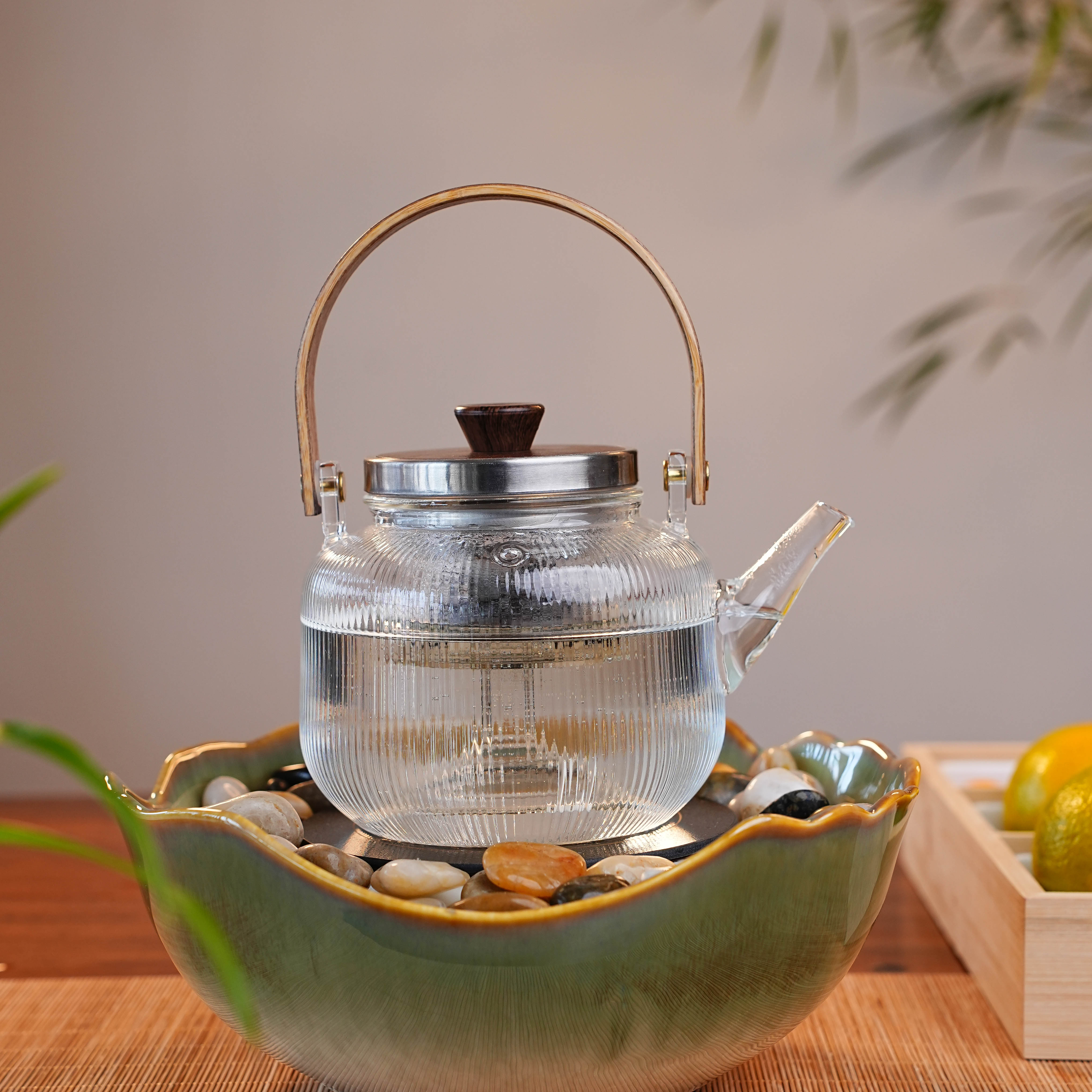 【无烬】提梁壶复古家用大容量加厚煮水耐热蒸茶800ml