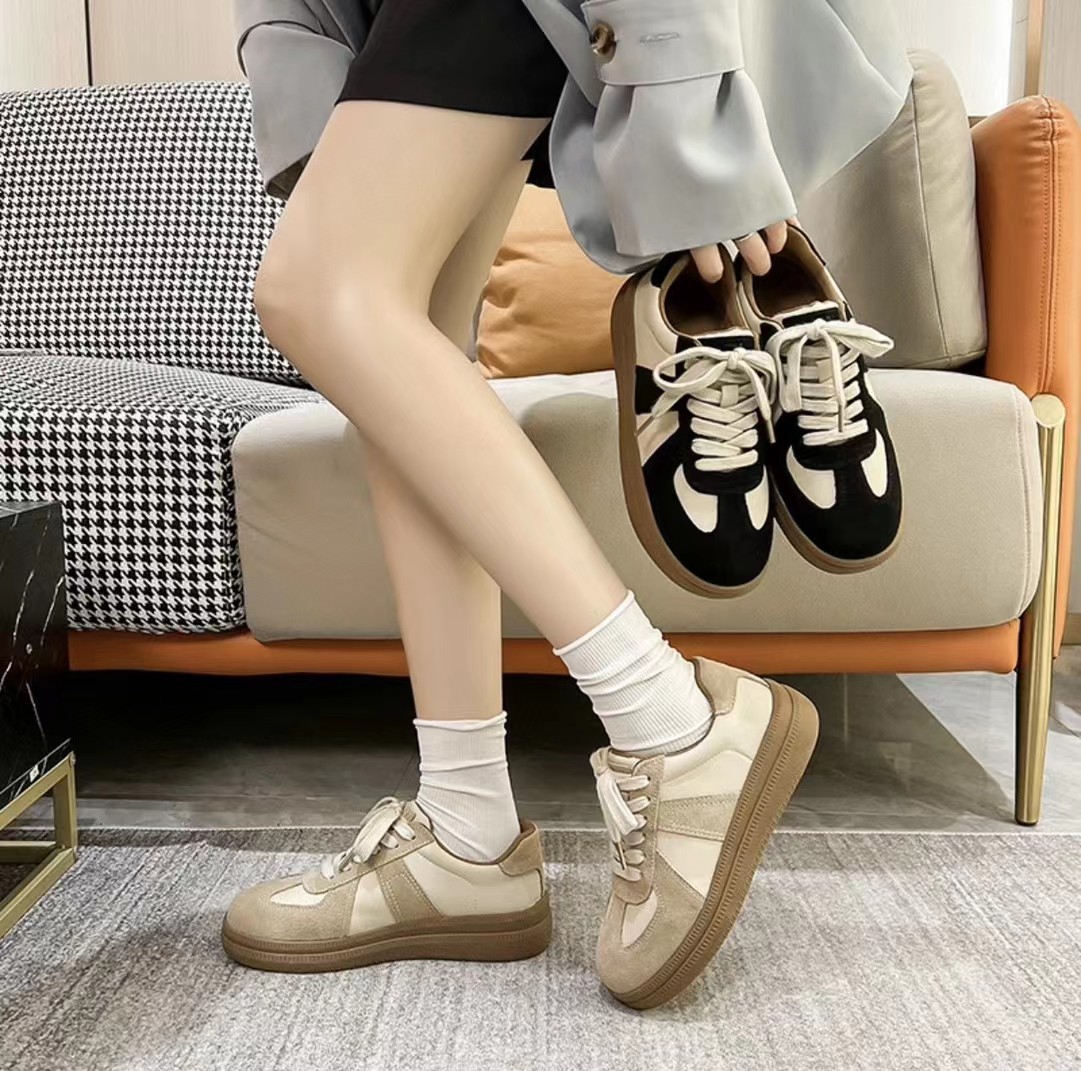 【XXC】德训鞋女秋冬百搭女鞋平底运动鞋阿甘鞋休闲鞋