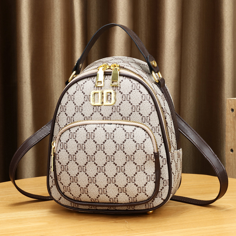 2024早秋新款女士双肩包韩版时尚百搭小包包网红爆款手提斜挎女包