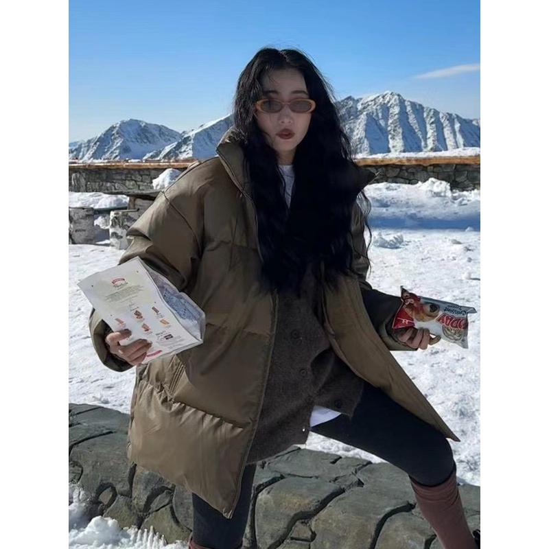 逸语IN choose u笑笑家冬季新品羊驼毛宽松毛衣开衫外套女87289