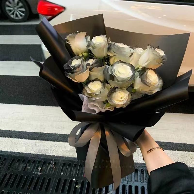 父亲节黑骑士玫瑰情人节送男女朋友同学高级感成品花束生日礼物男