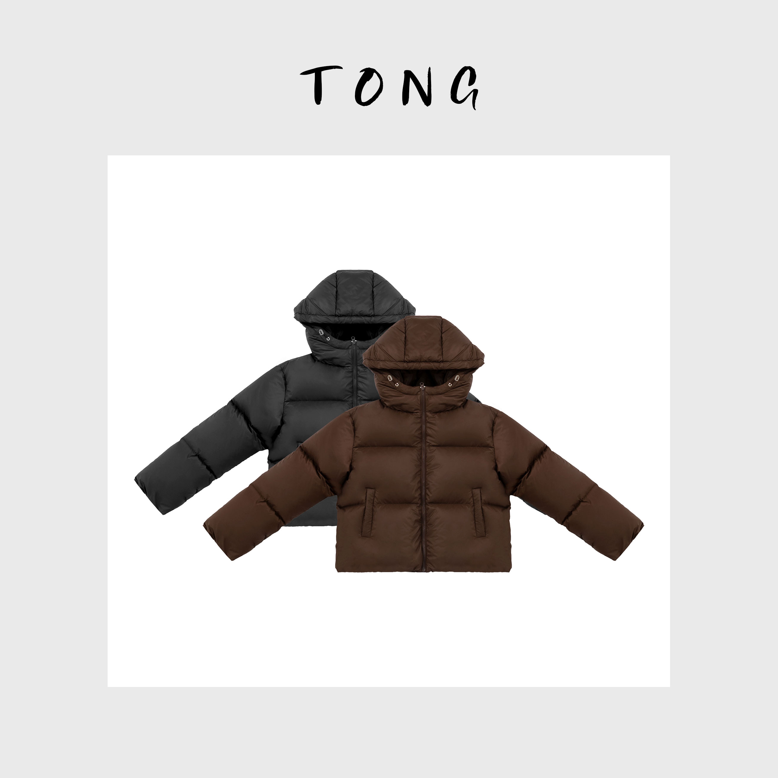 浪清/女装推荐  奥诺雷极简鹅绒服/两色