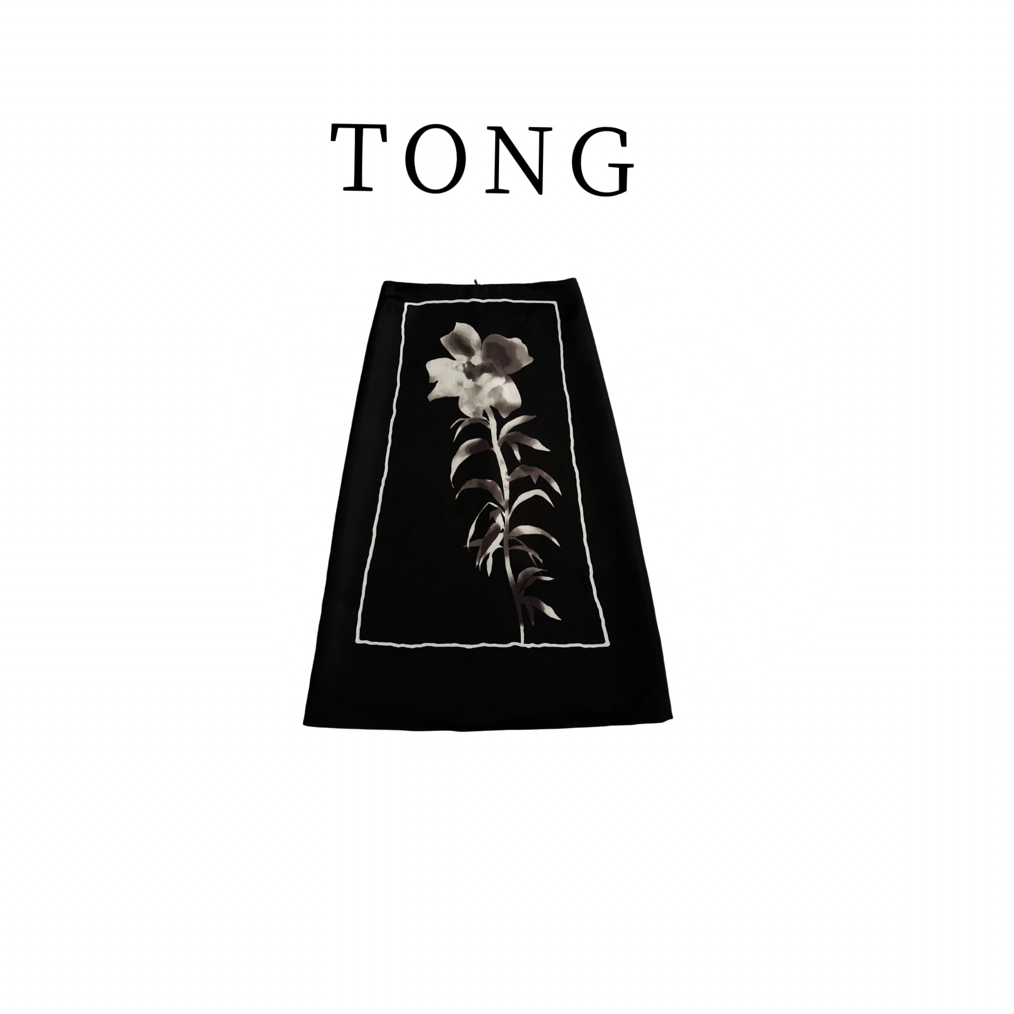 清/女装推荐 卡萨布兰卡 | 墨色经典印花A版裙