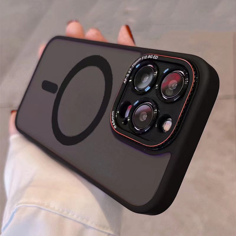 Magsafe磁吸可无线充电适用苹果14ProMax手机壳iPhone13肤感磨砂