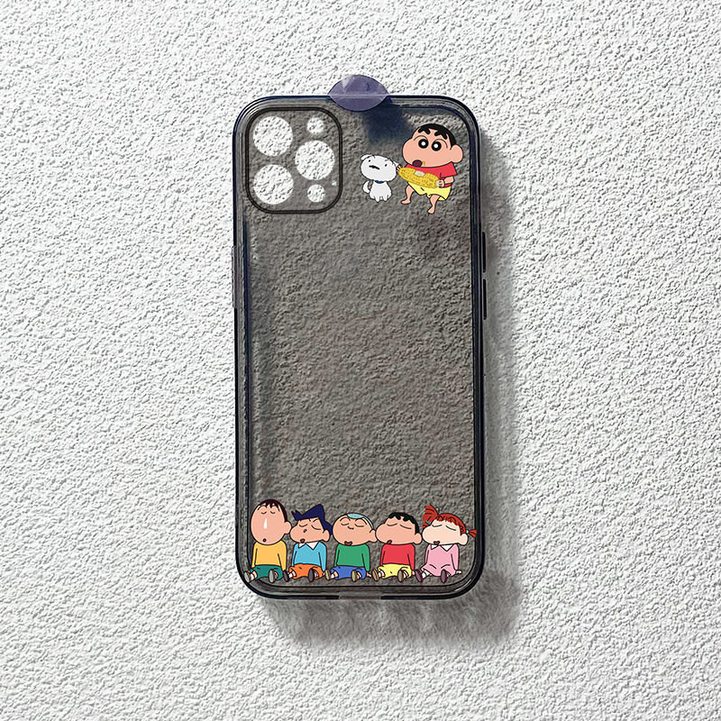 苹果15Promax手机壳网红卡通黑色iPhone14Pro防摔12全包11磨砂/13