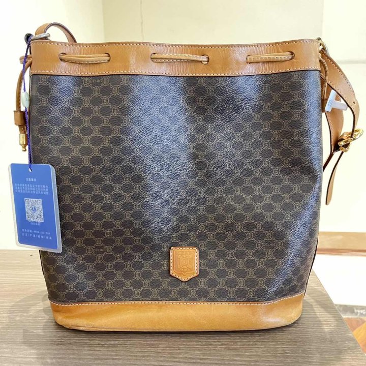 95新 友戏奢品 Celine 抽绳水桶包/yxpj07126860/hpp/TY特卖