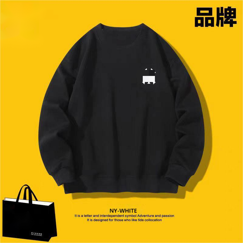 【港澳名品】美式男时尚卫衣棉超刺绣WY加绒高级感高街百搭