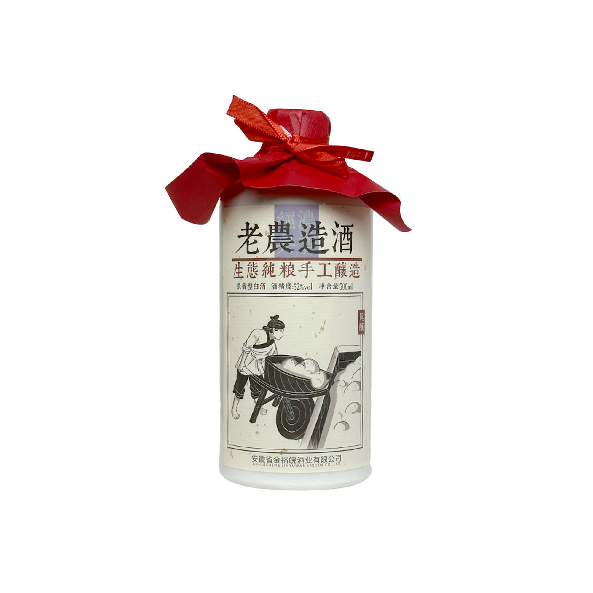 JINYUWAN/金裕皖老农造酒52度500ml*6