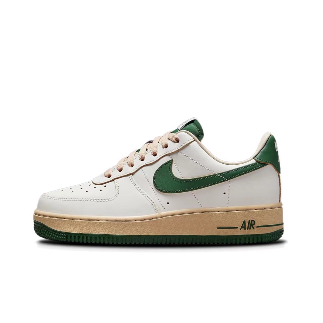 Nike/耐克【廊坊万达NK专享】 女空军一号白绿低帮板鞋 DZ4764133