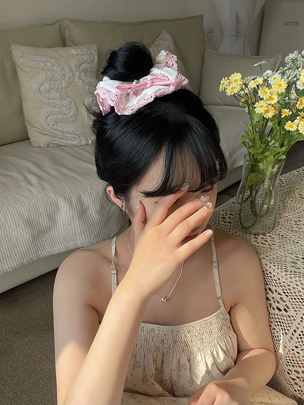 【7件套】韩系甜美发圈春夏简约甜美发绳可爱少女发饰头绳ins大肠圈