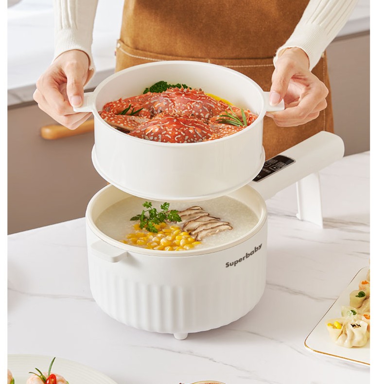 家用小型多功能电煮锅辅食焖饭烧水料理厨房家庭推荐