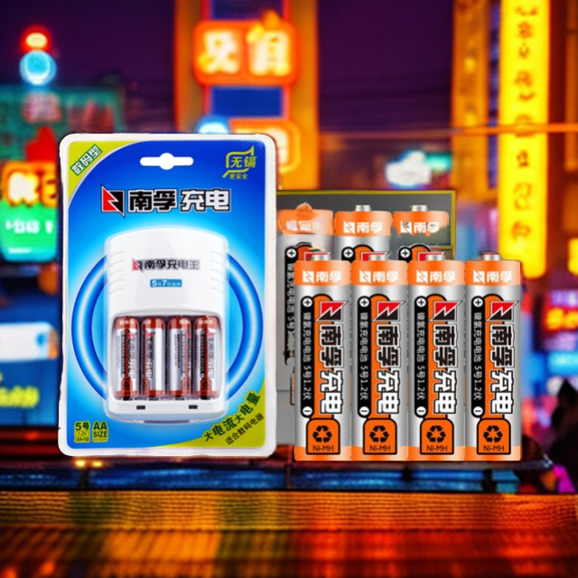 南孚 放电充电电池5号7号ktv话筒玩具麦克风遥控玩具鼠标通用可充