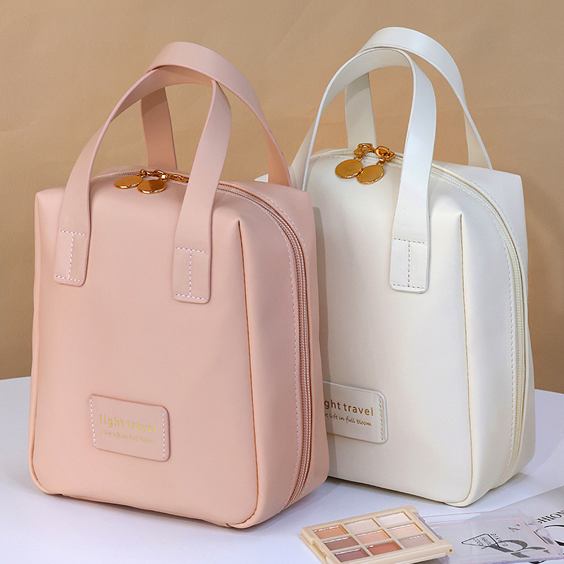 【佳音优选】便携高颜值化妆包女士手提护肤品收纳包时尚