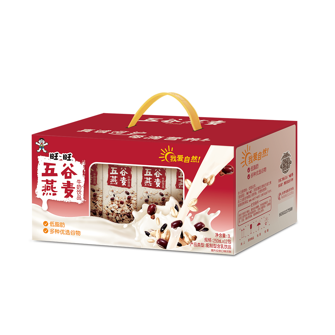 YM旺旺五谷燕麦奶250ml整箱营养早餐奶下午茶饮料饮品牛奶优选