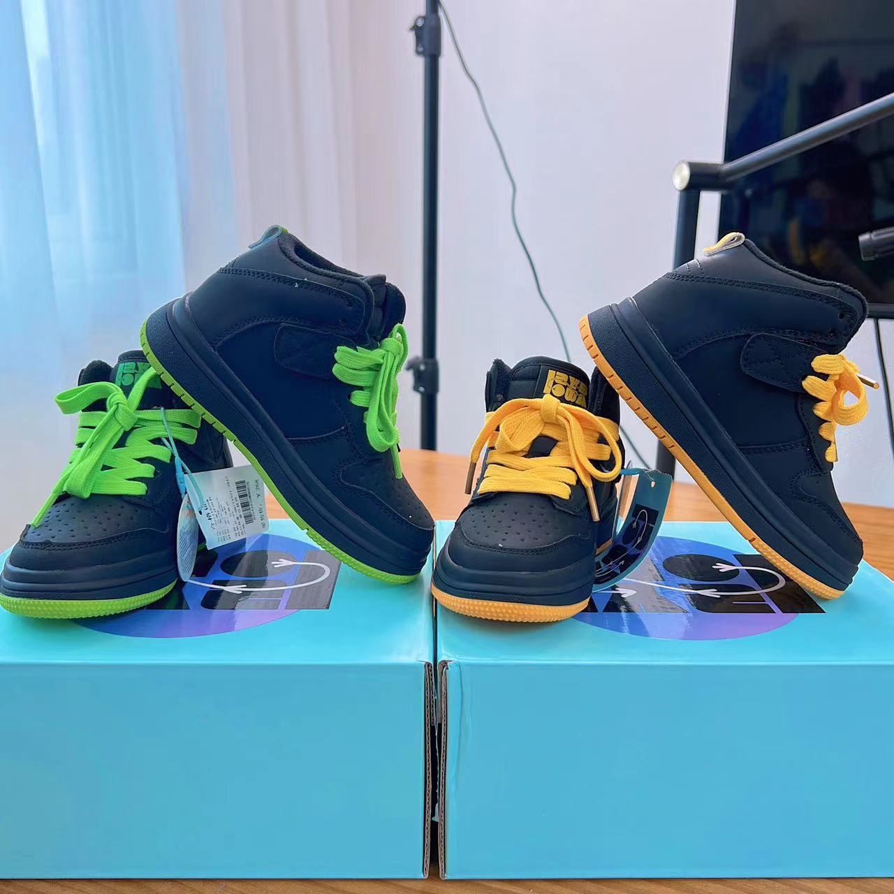 1029音家双色儿童运动鞋（二棉）