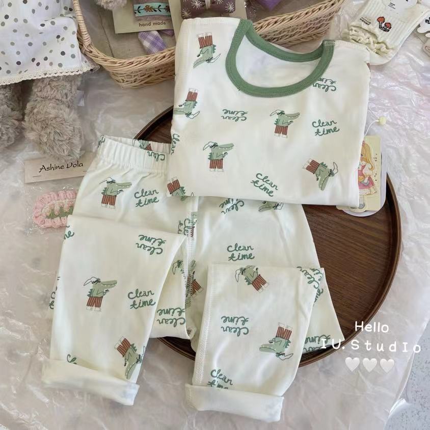 【艾柚】冬季新品儿童260克山茶拉架套装【橙子】