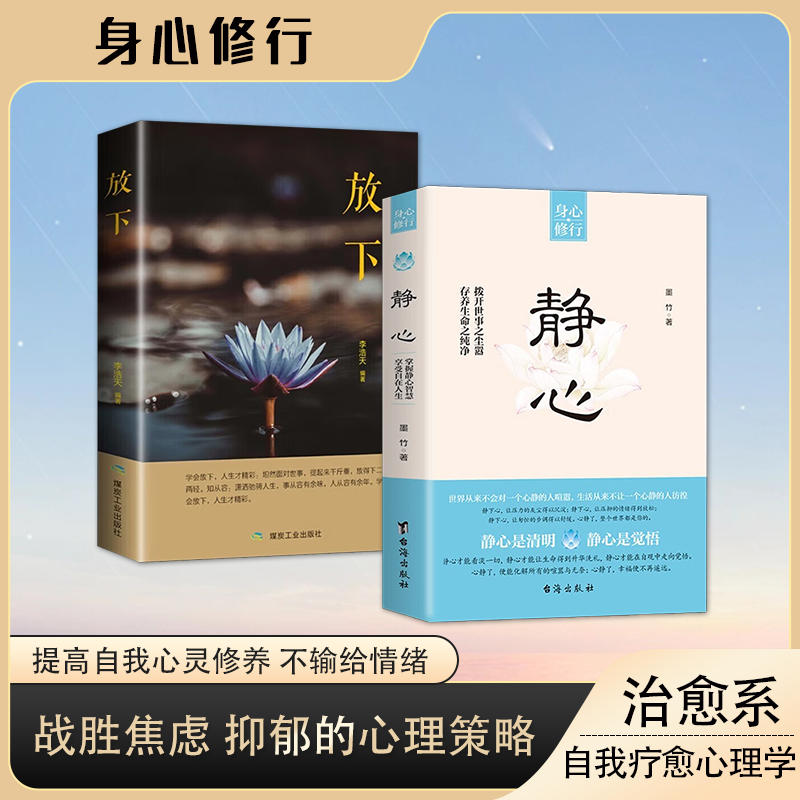 静心 战胜焦虑 自我疗愈 情绪控制 心理健康疏导书籍Q1